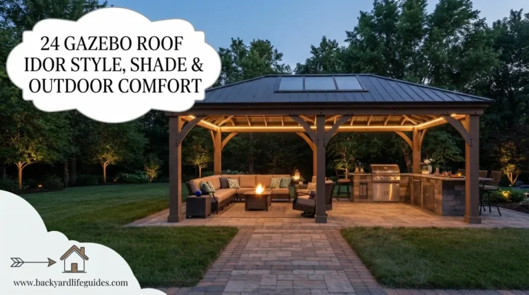 24 gazebo roof ideas for style, shade & outdoor comfort