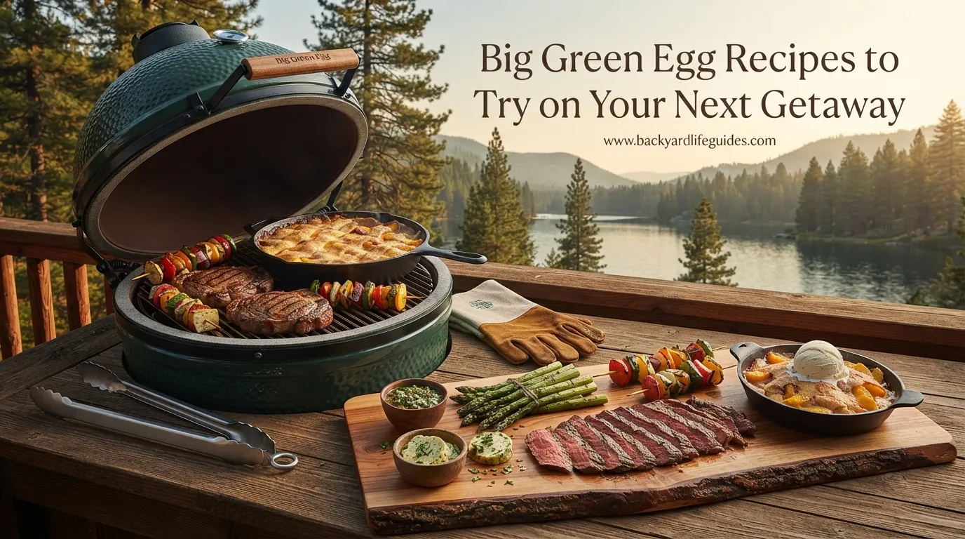 big green egg recipes to try on your next getaway