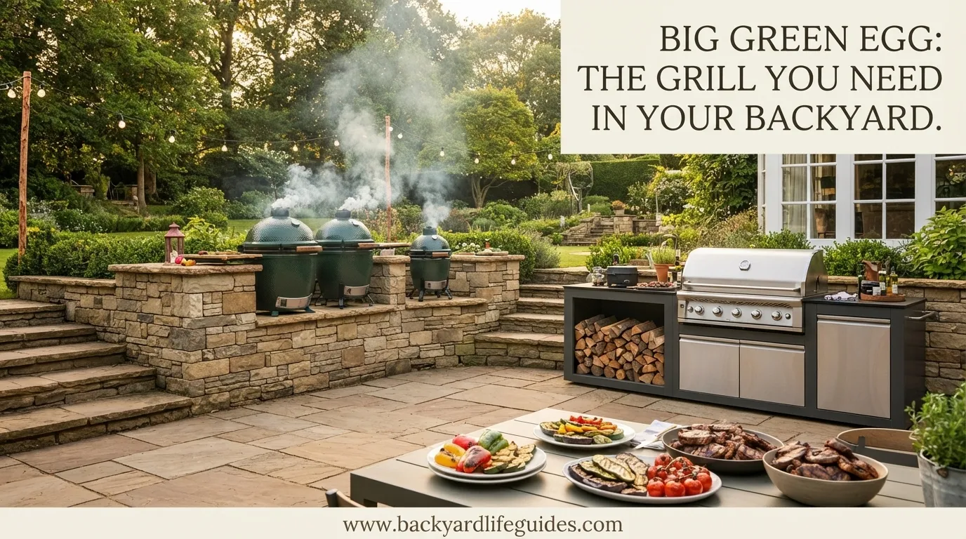 big green egg the grill you need in your backyard