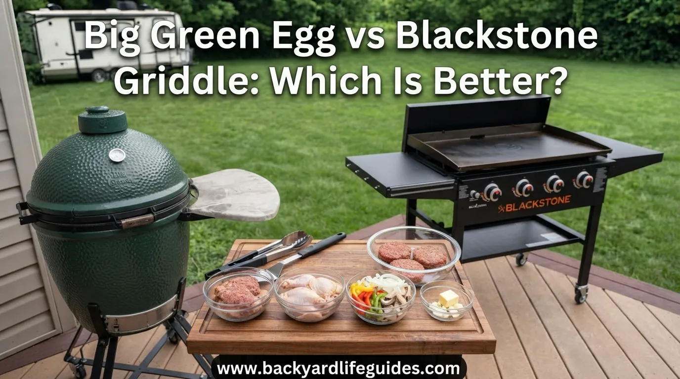 big green egg vs blackstone griddle which is better
