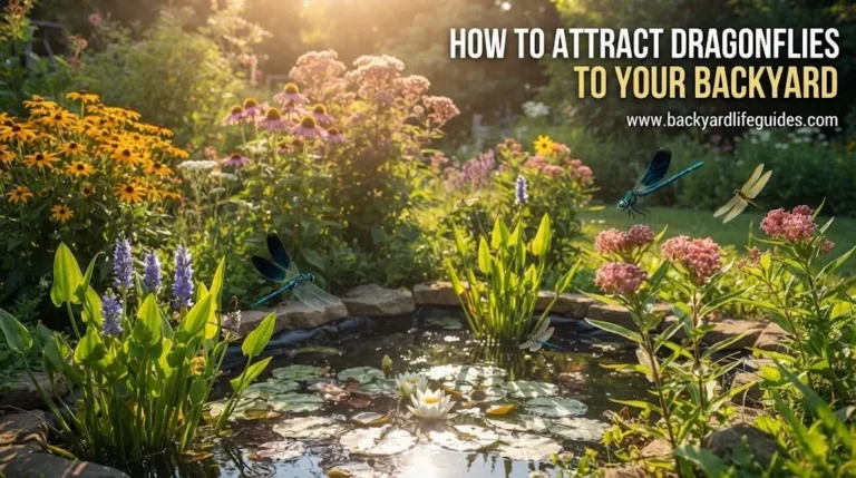 how to attract dragonflies to your backyard
