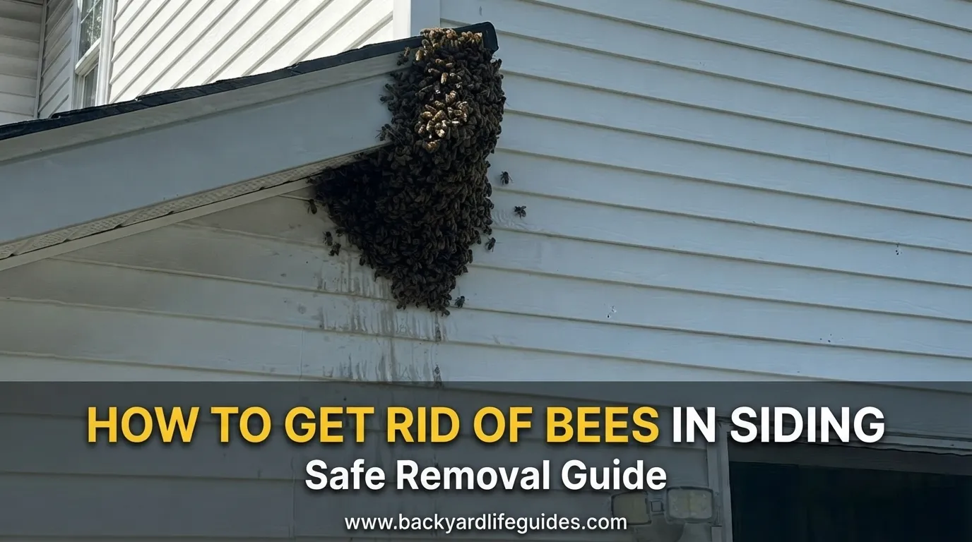 how to get rid of bees in siding safe removal guide