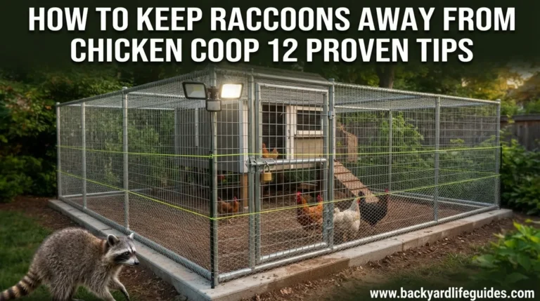how to keep raccoons away from chicken coop 12 proven tips