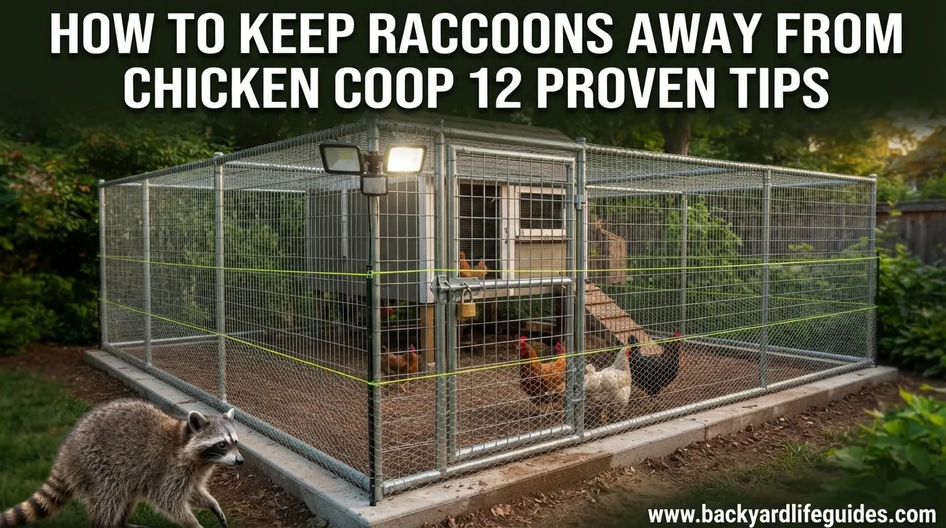 how to keep raccoons away from chicken coop 12 proven tips