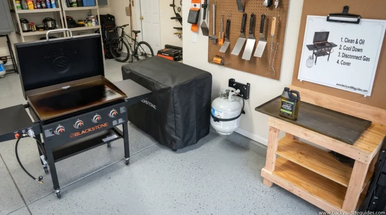 how to store your blackstone griddle