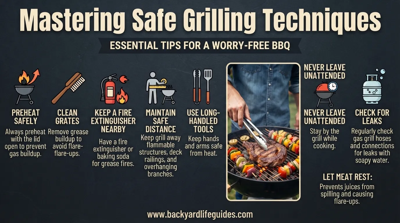 mastering safe grilling techniques