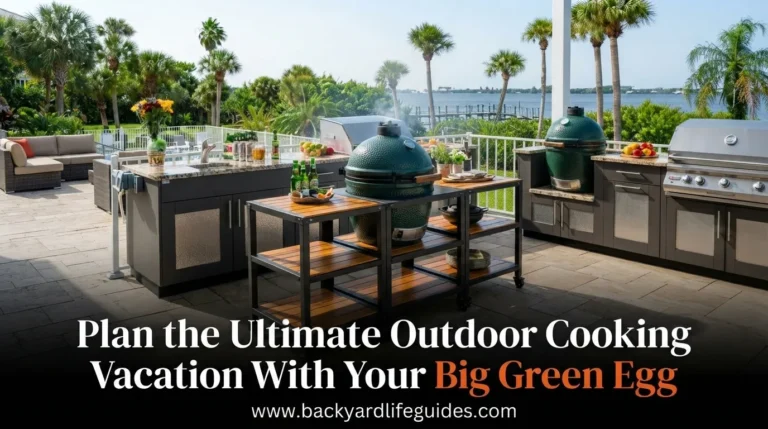 plan the ultimate outdoor cooking vacation with your big green egg