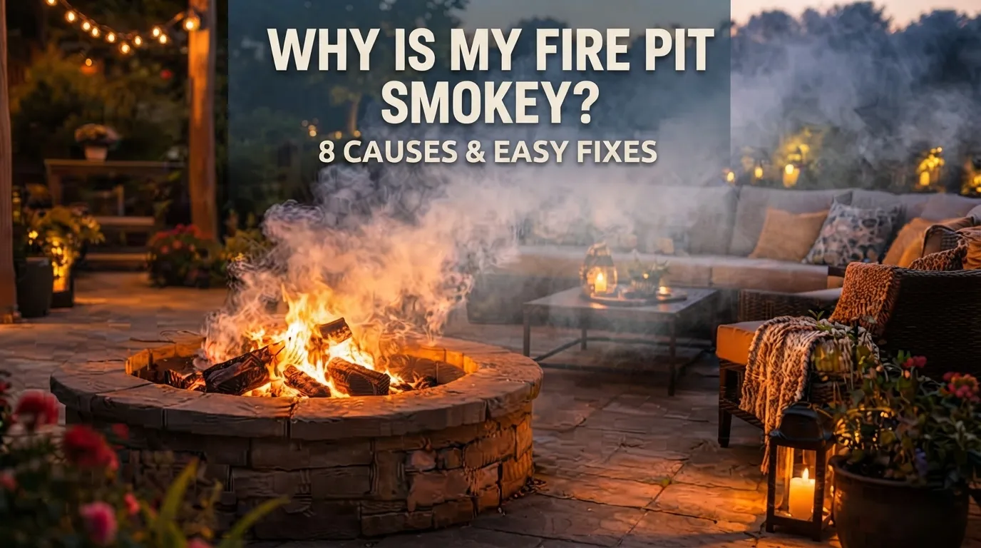 why is my fire pit smokey 8 causes & easy fixes