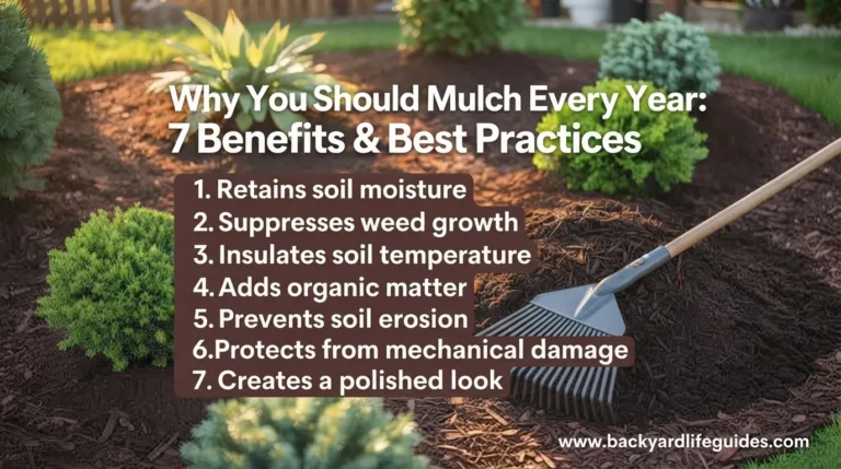 why you should mulch every year 7 benefits & best practices